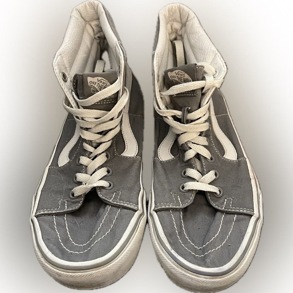 Men’s Vans gray high tops size 8.5